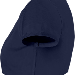 Haut bleu femme.