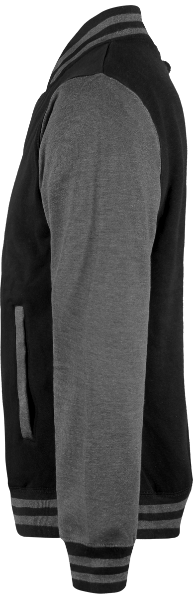 Veste homme noire et grise.
