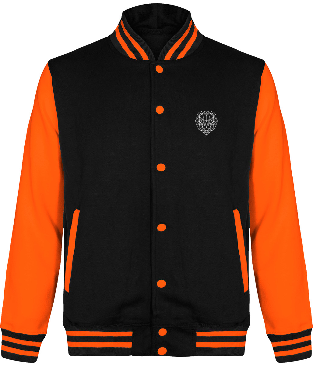 Veste lion royaume orange.