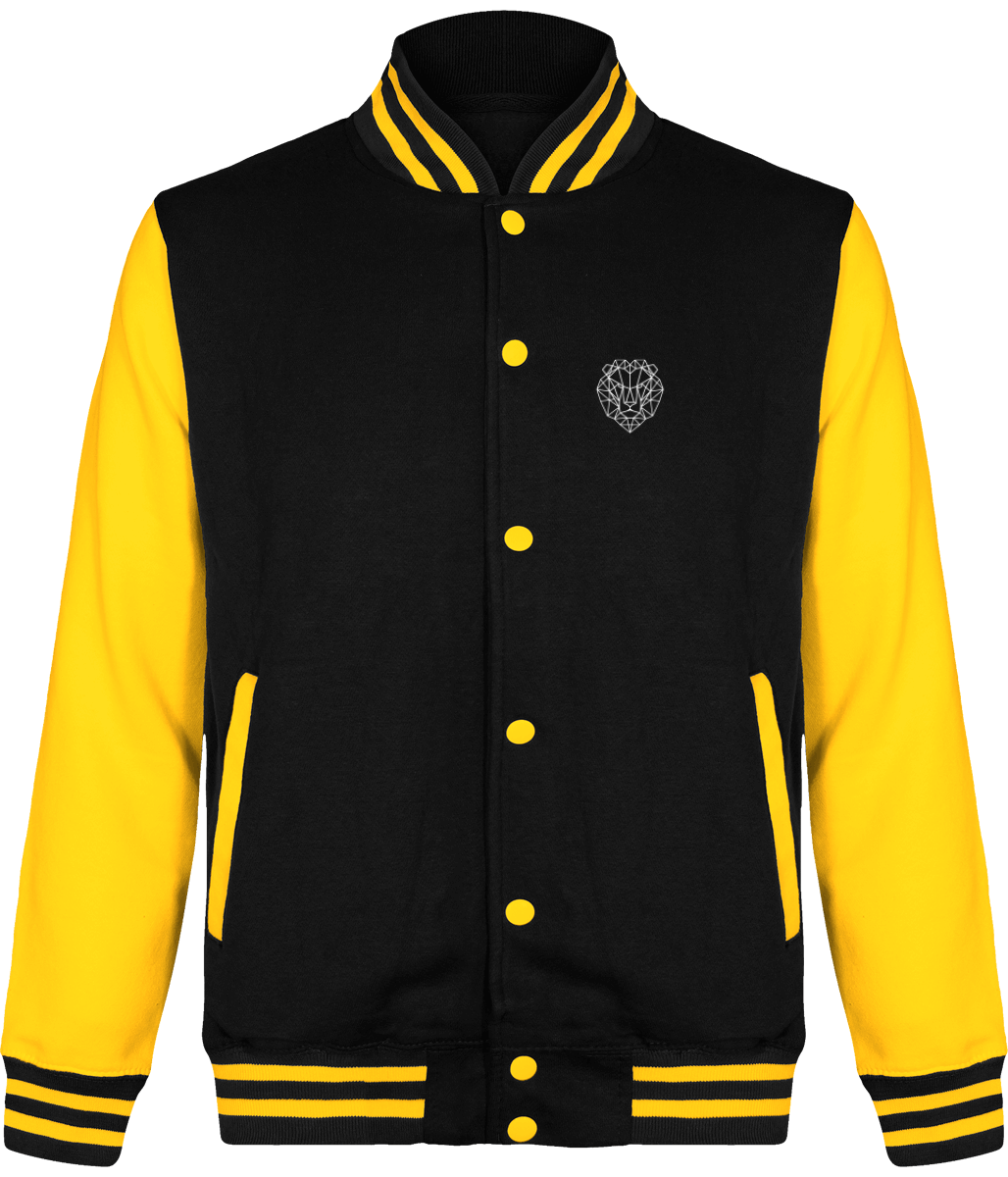 Veste win jaune lion royaume.