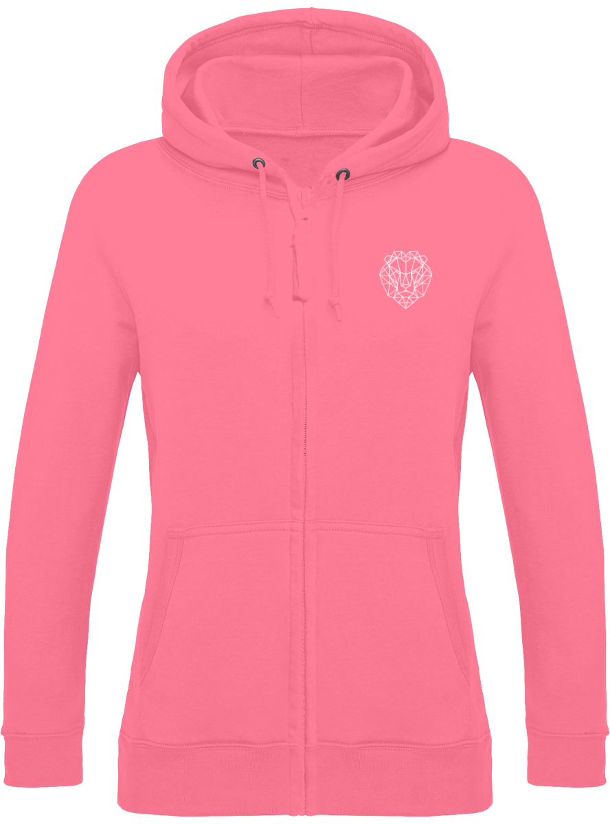 Veste rose lion royaume.