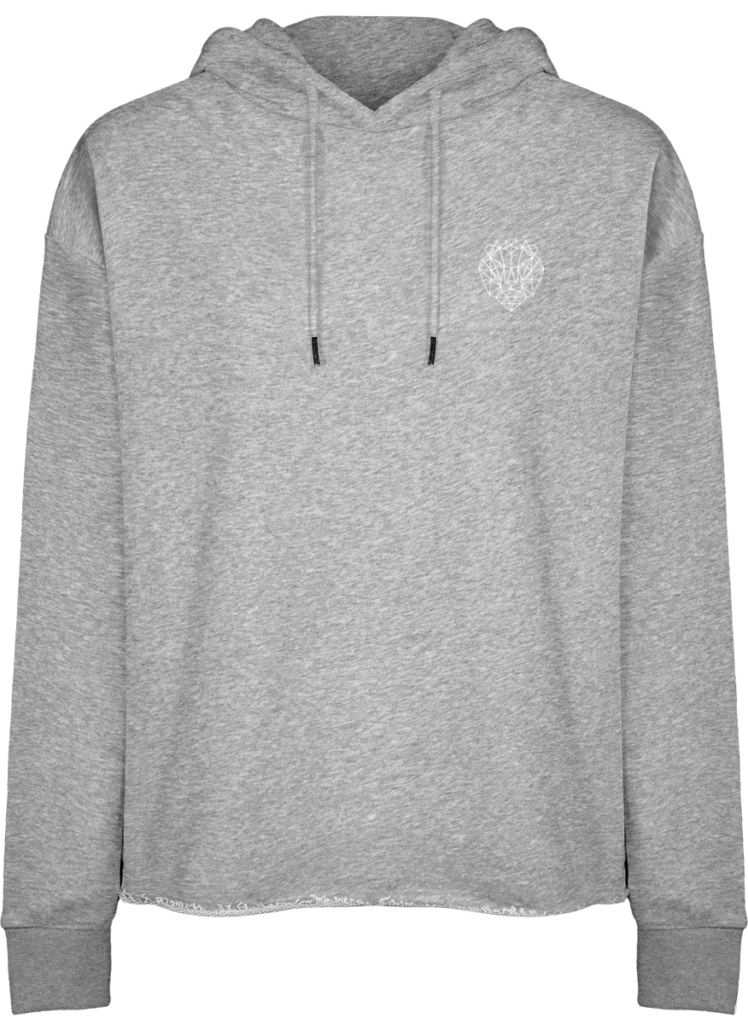 Sweat femme gris lion.