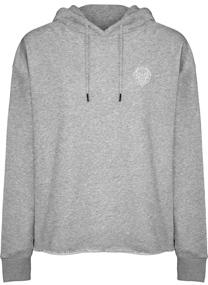 Sweat femme gris lion.
