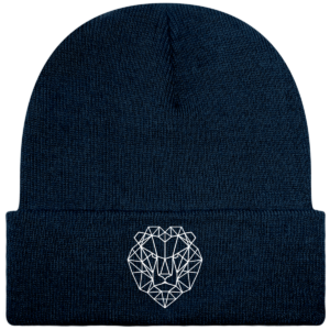 Bonnet tête de lion marine.
