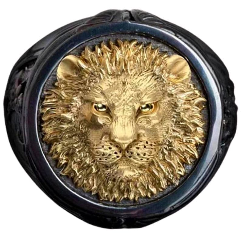 Tête de Lion Bague Or