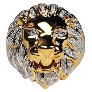 Bague Lion Or Femme