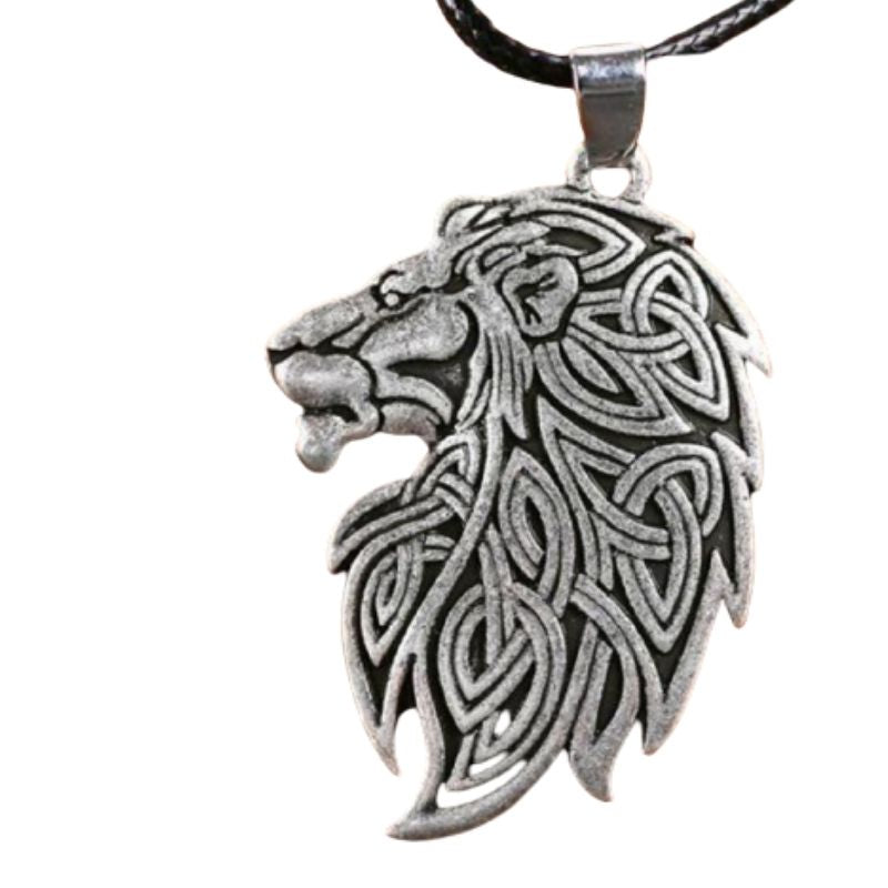 Collier lion indien