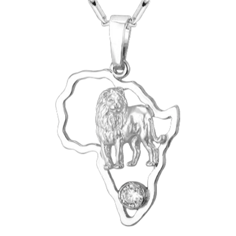 Pendentif Afrique avec Lion