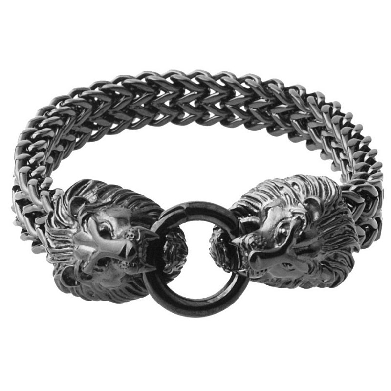 Bracelet avec Tête de Lion