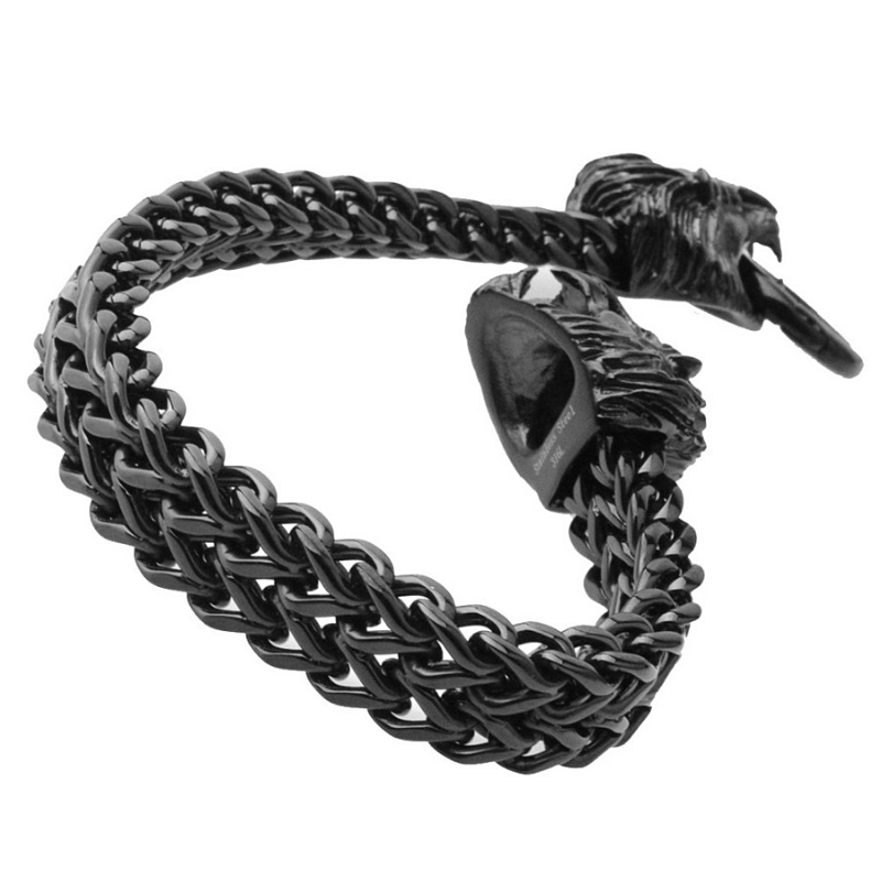 Bracelet avec Tête de Lion