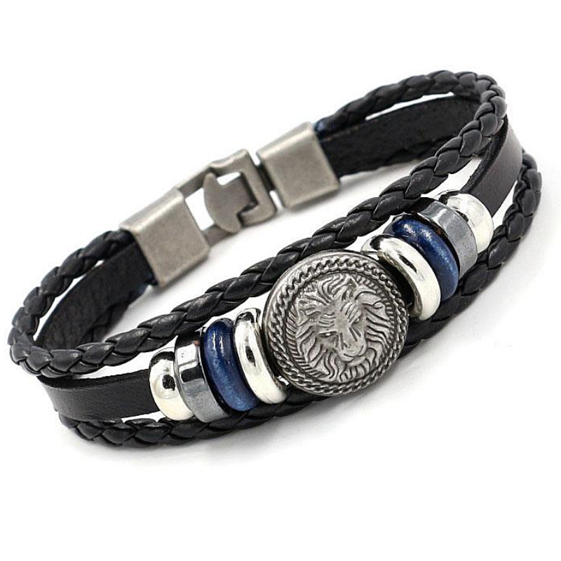 Bracelet Homme Tête de Lion