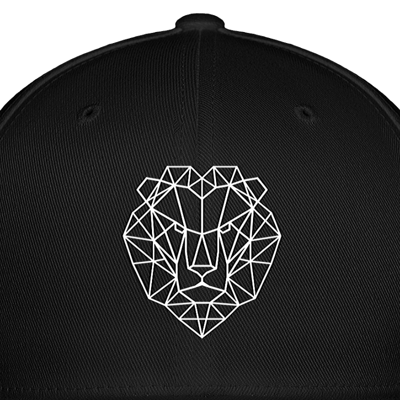 Tête de lion casquette.