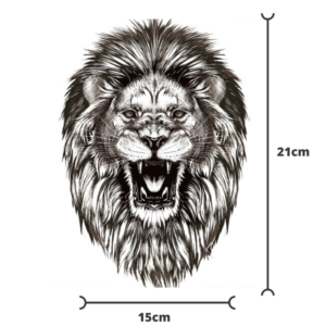 Tatouage Lion Samouraï
