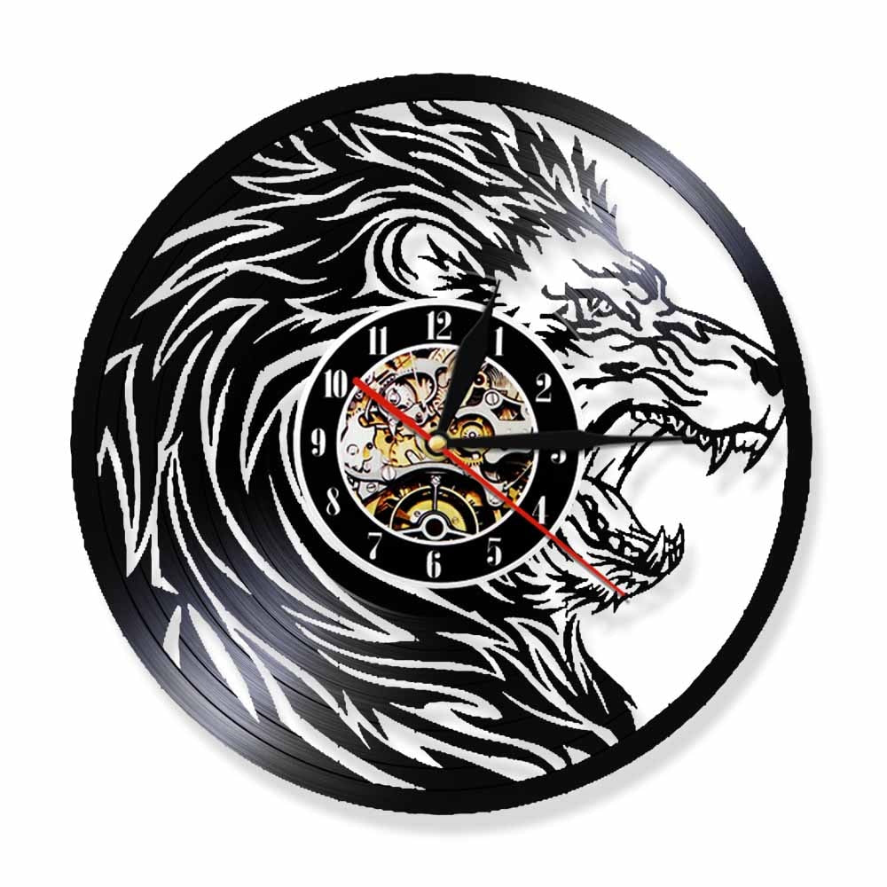 Horloge lion.