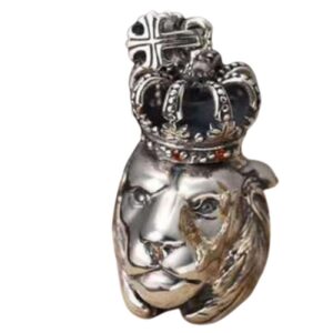 Pendentif lion argent
