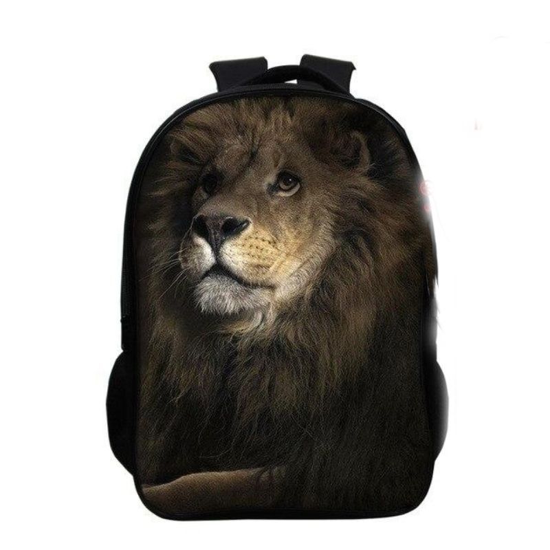 sac a dos lion obscurité