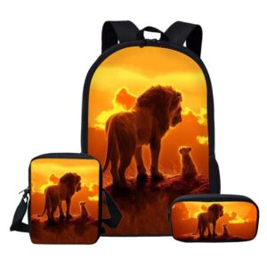 Sac roi lion père et fils
