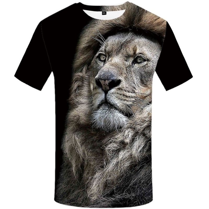 T-Shirt Lion Homme