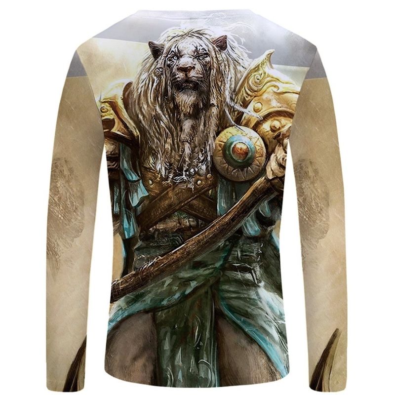 T-Shirt Lion Guerrier Dos