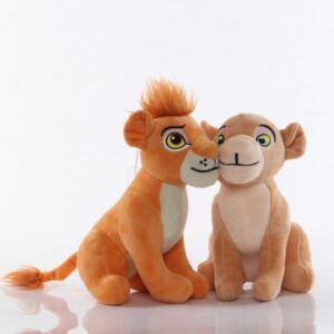 Peluche Roi Lion Simba Bébé avec Nala