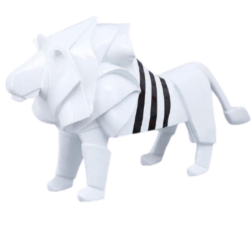Statue-Blanche-Lion