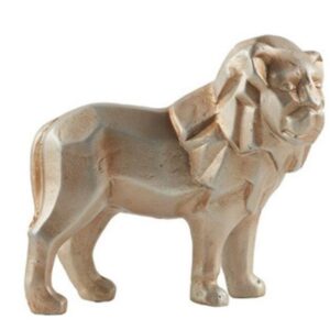 Statue-lion-geometrique