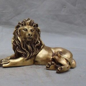 Statuette-lion-couché