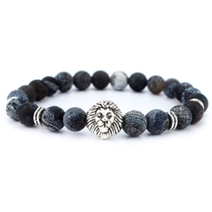 Bracelet Perle Hematite Lion