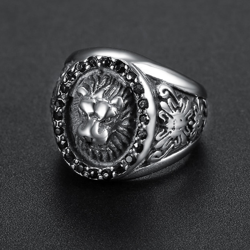 Bague Homme Tête de Lion