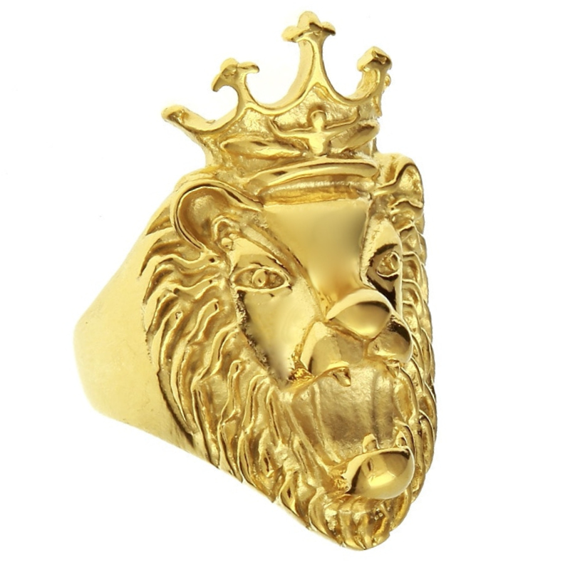Bague Roi Lion Bling Bling
