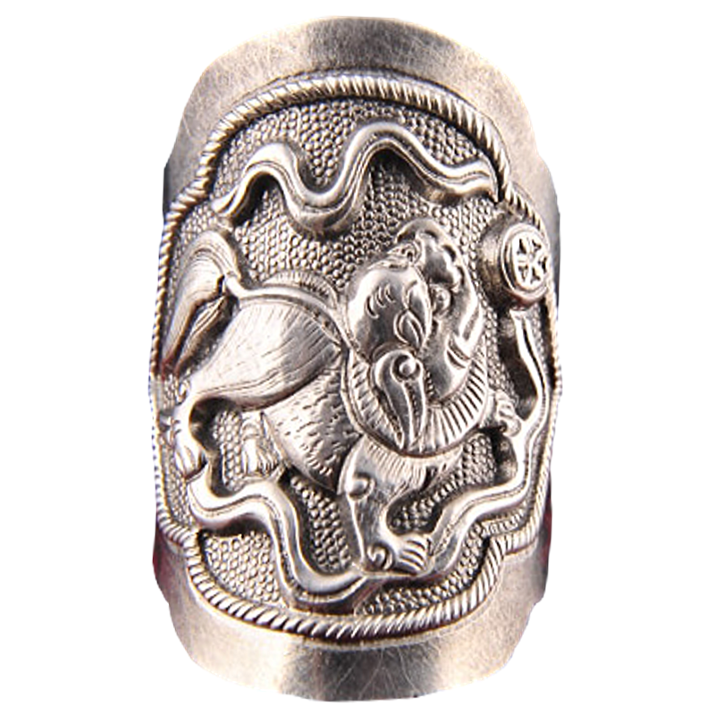 Lion Bague en Argent