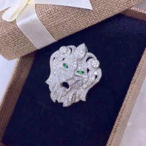 Bague Argent Tête de Lion pour Femme