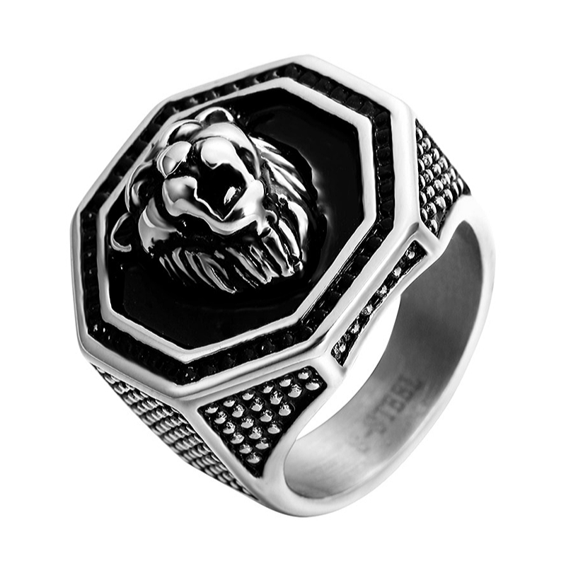 Bague Lion couleur Argent