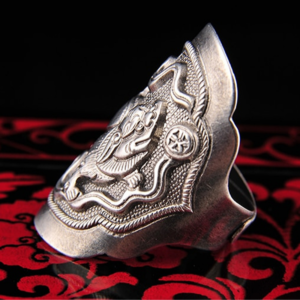 Lion Bague en Argent
