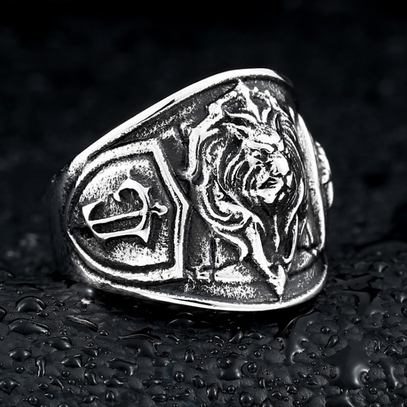 Bague Tête de Lion pas Cher