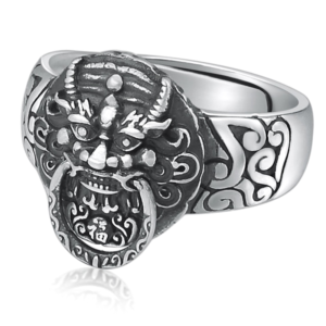Bague Lion Chinois Chien