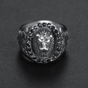 Bague pour Homme Tête de Lion
