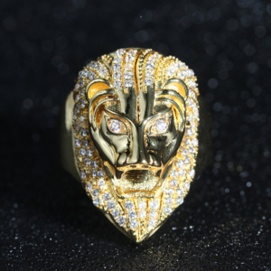 Bague Lion Homme Or