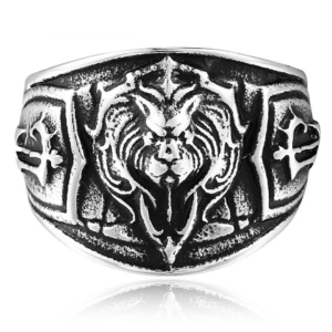Bague Tête de Lion pas Cher