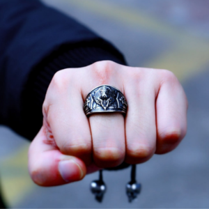 Bague argent Tête de Lion pas Cher