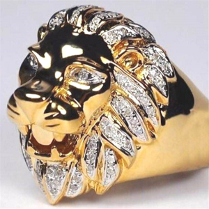 Bague Lion Or Femme