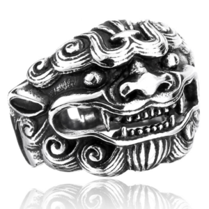 Bague Tête de Lion Argent
