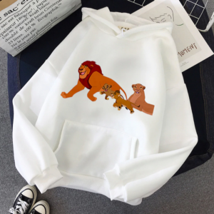 Sweat la garde du roi lion adulte blanc.