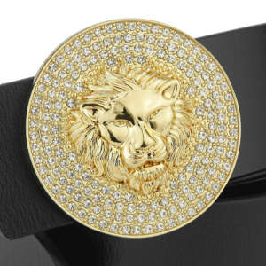 Boucle de ceinture lion Or.