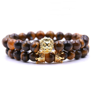 Bracelet Lion à Perles