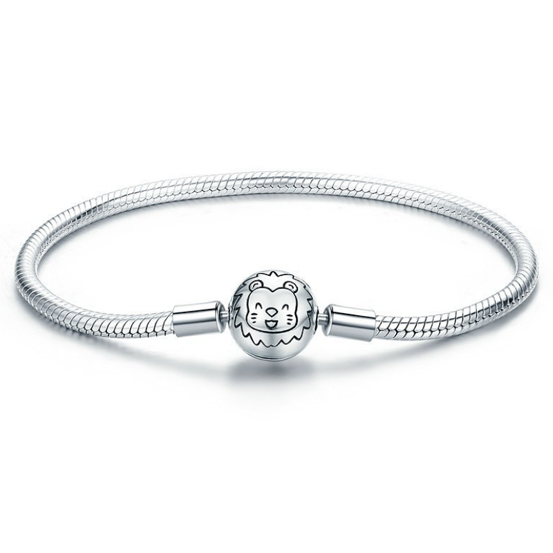 Bracelet Lion en Argent