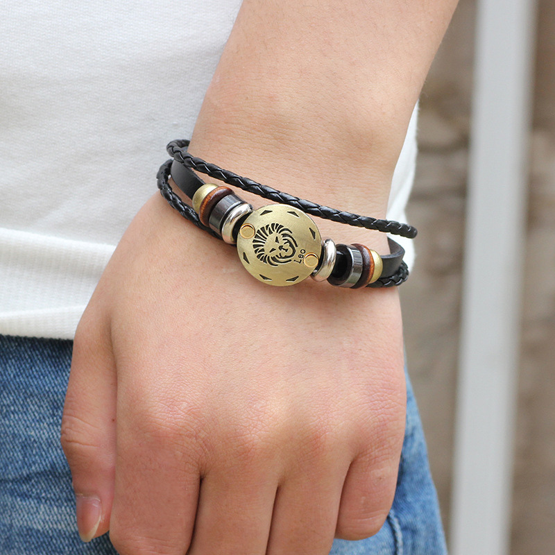 Bracelet Lion Signe Astrologiqe