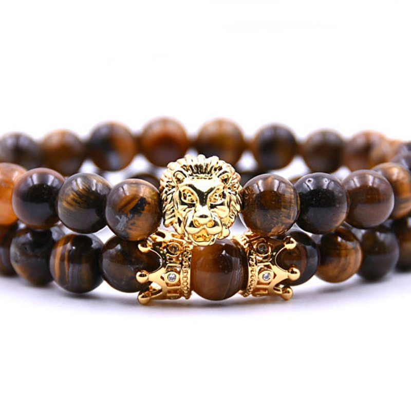 Bracelet Lion à Perles