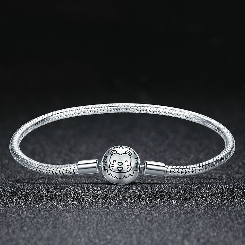 Bracelet Lion en Argent