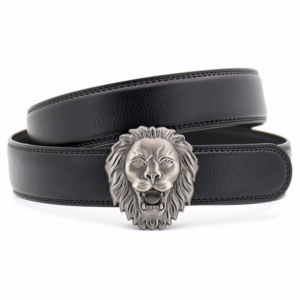 Tête de lion en ceinture.